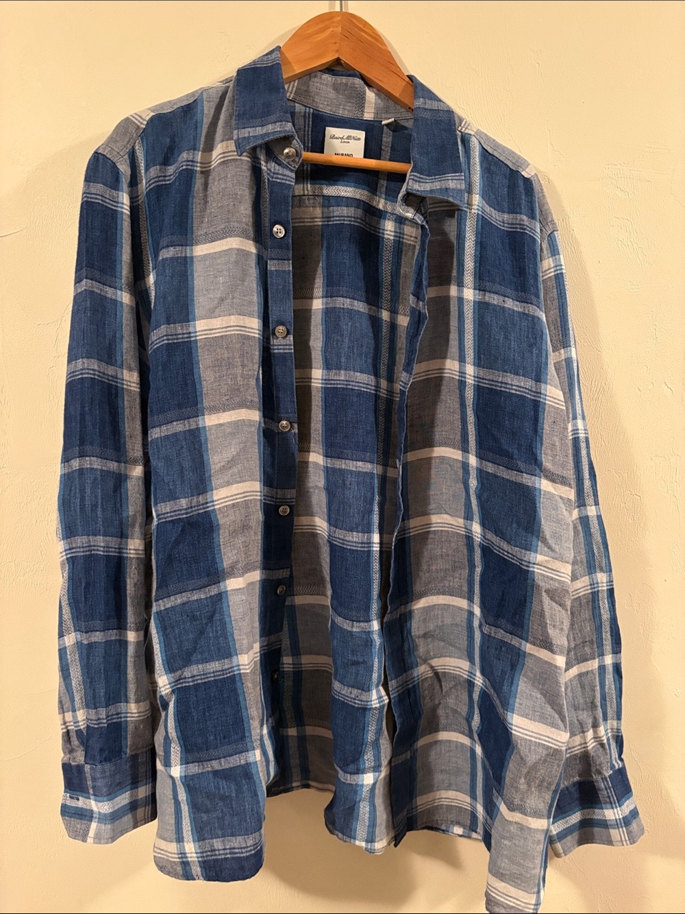 Plaid Linen Shirt